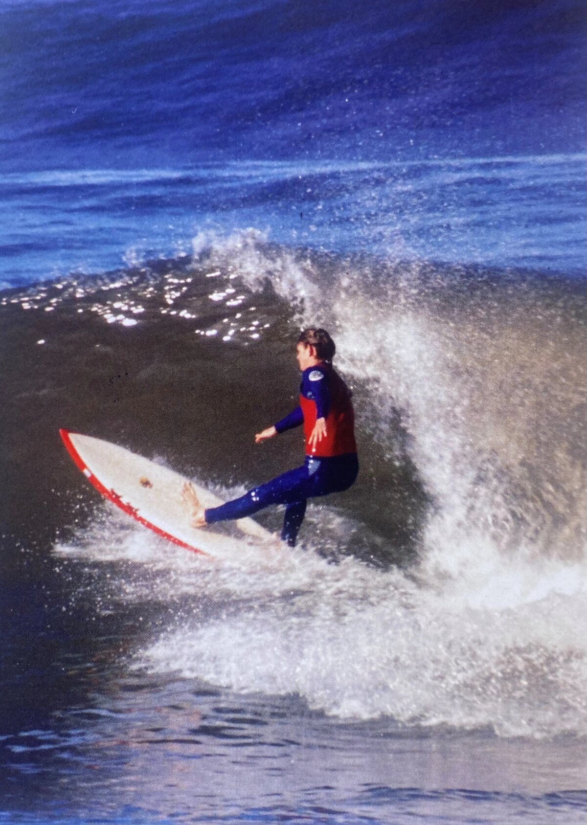 George in the water at home in Del Mar