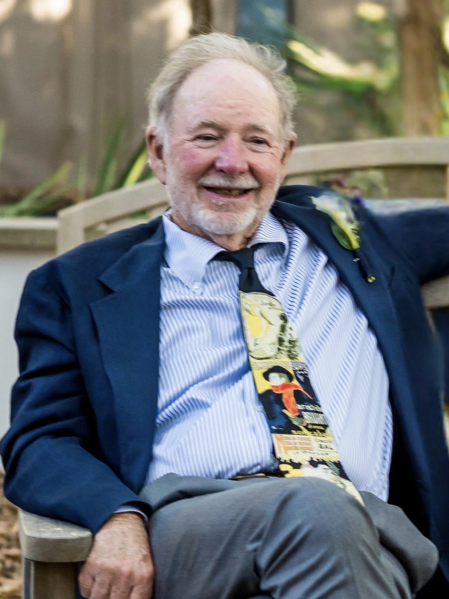 George Hoover Sr., co-founder of Torrey Growth & Income Advisors, seated outdoors